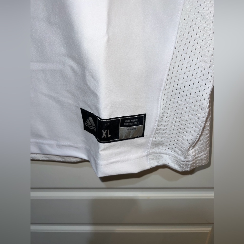 Adidas woven A1 practice jersey football white men xl new - Picture 2 of 7